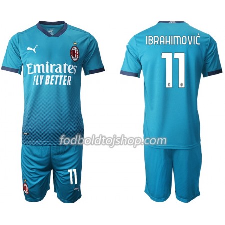 AC Milan Zlatan Ibrahimovic 11 Børn 3. Fodboldsæt 2020-21 S/S (+ Korte bukser)